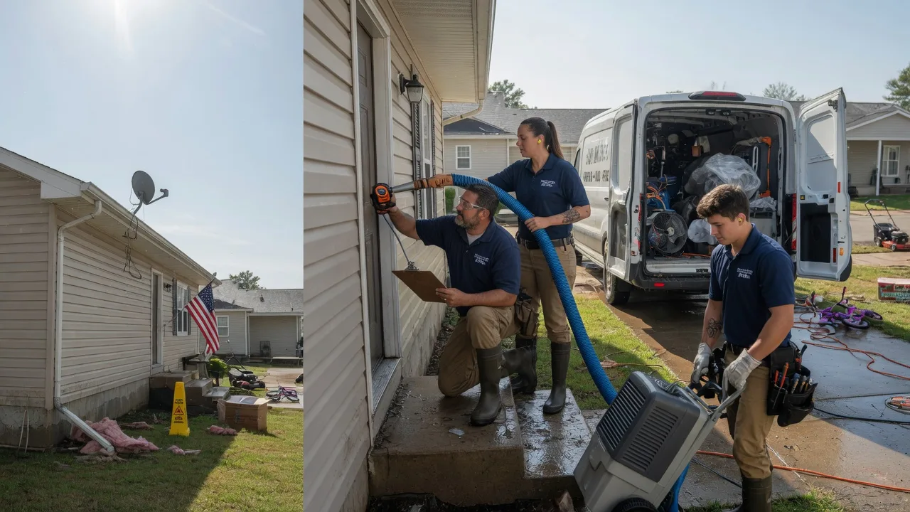 Ceiling Water Damage Restoration in Hume, IL near me